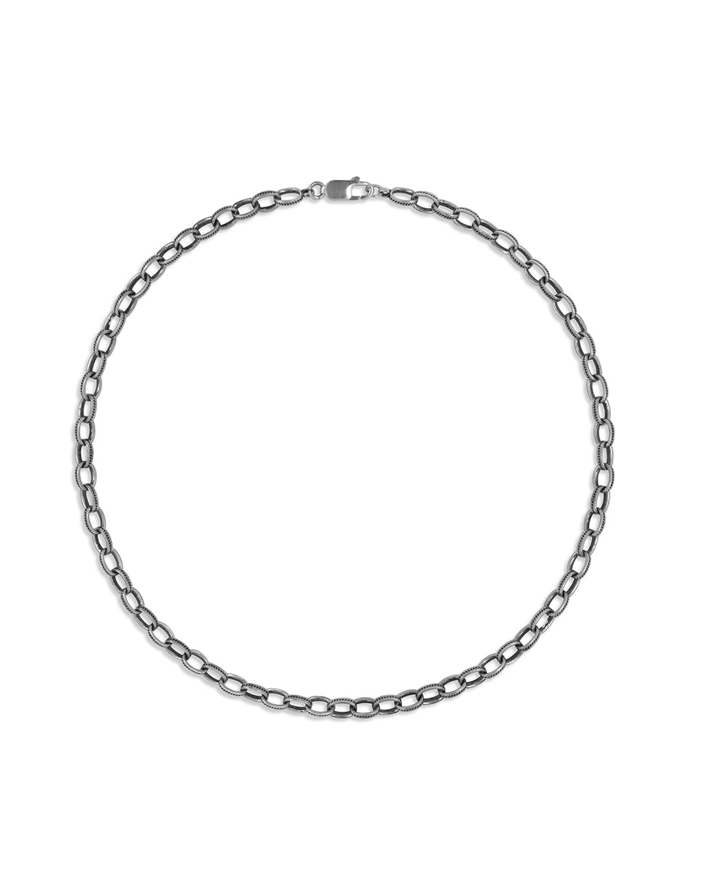 Mini Monogram Icon Link Necklace