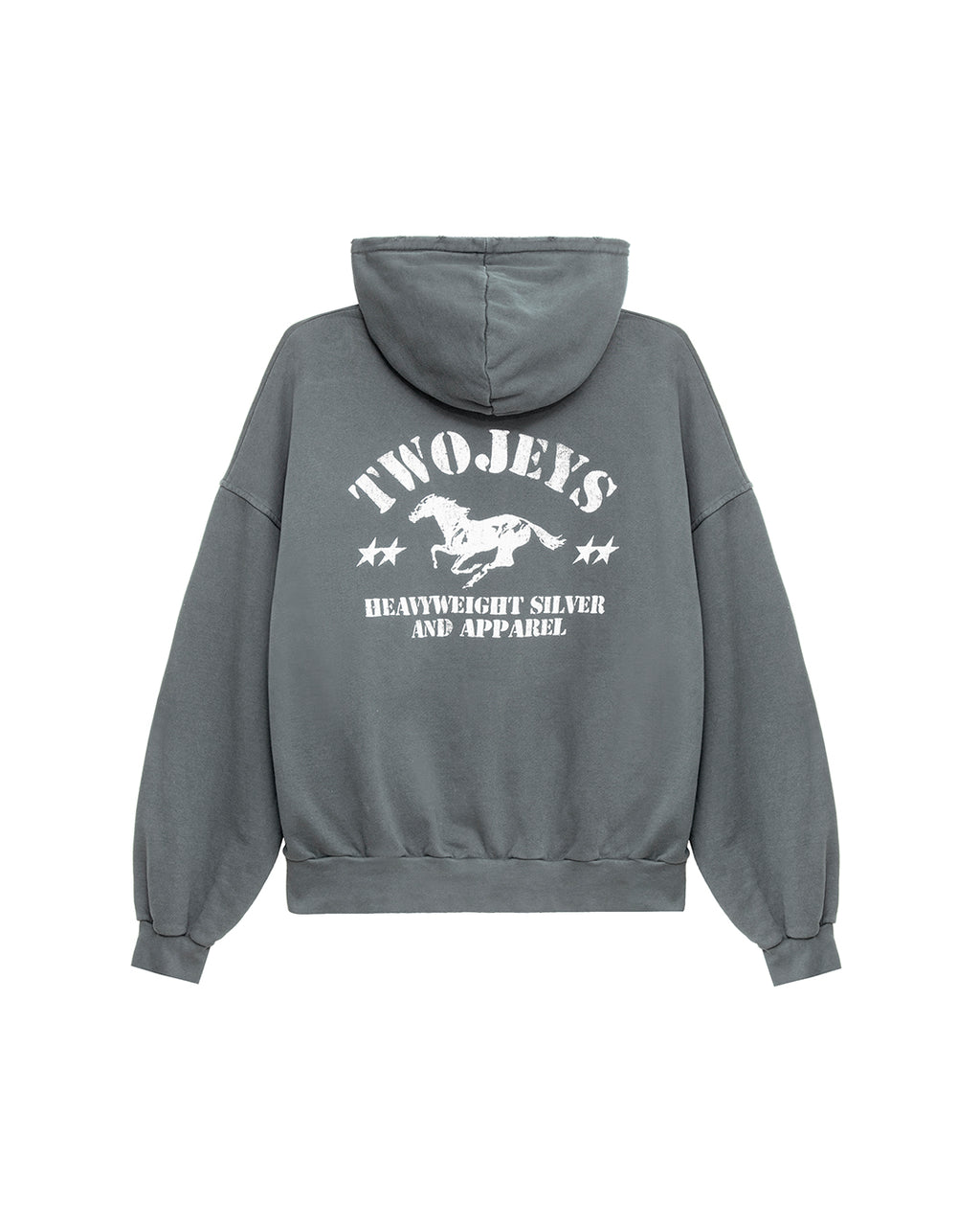 Caballo Ganador Hoodie Anthracite – vista trasera