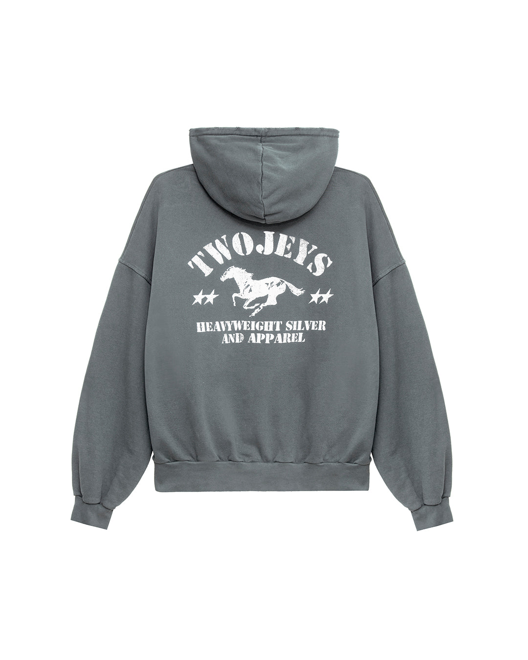 Caballo Ganador Hoodie Anthracite – vista trasera