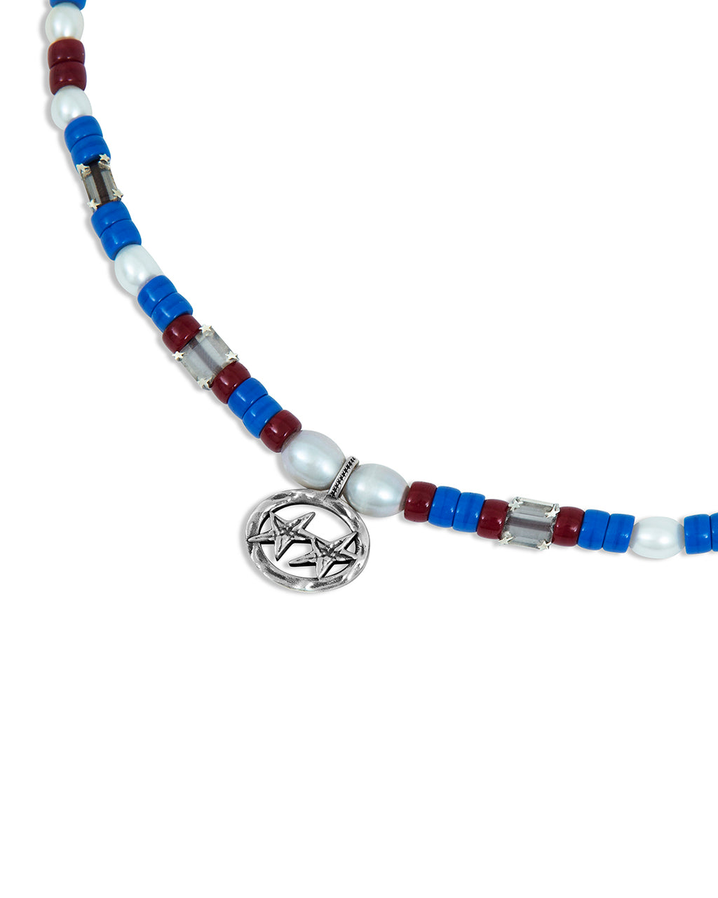Mediterranean Beaded Superstar Necklace