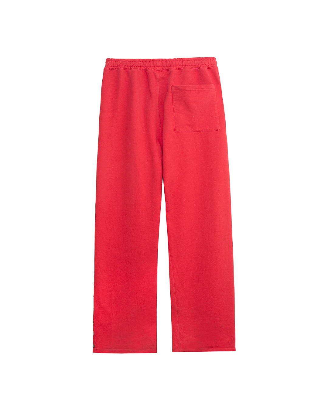 Stars Studded Red Sweatpants
