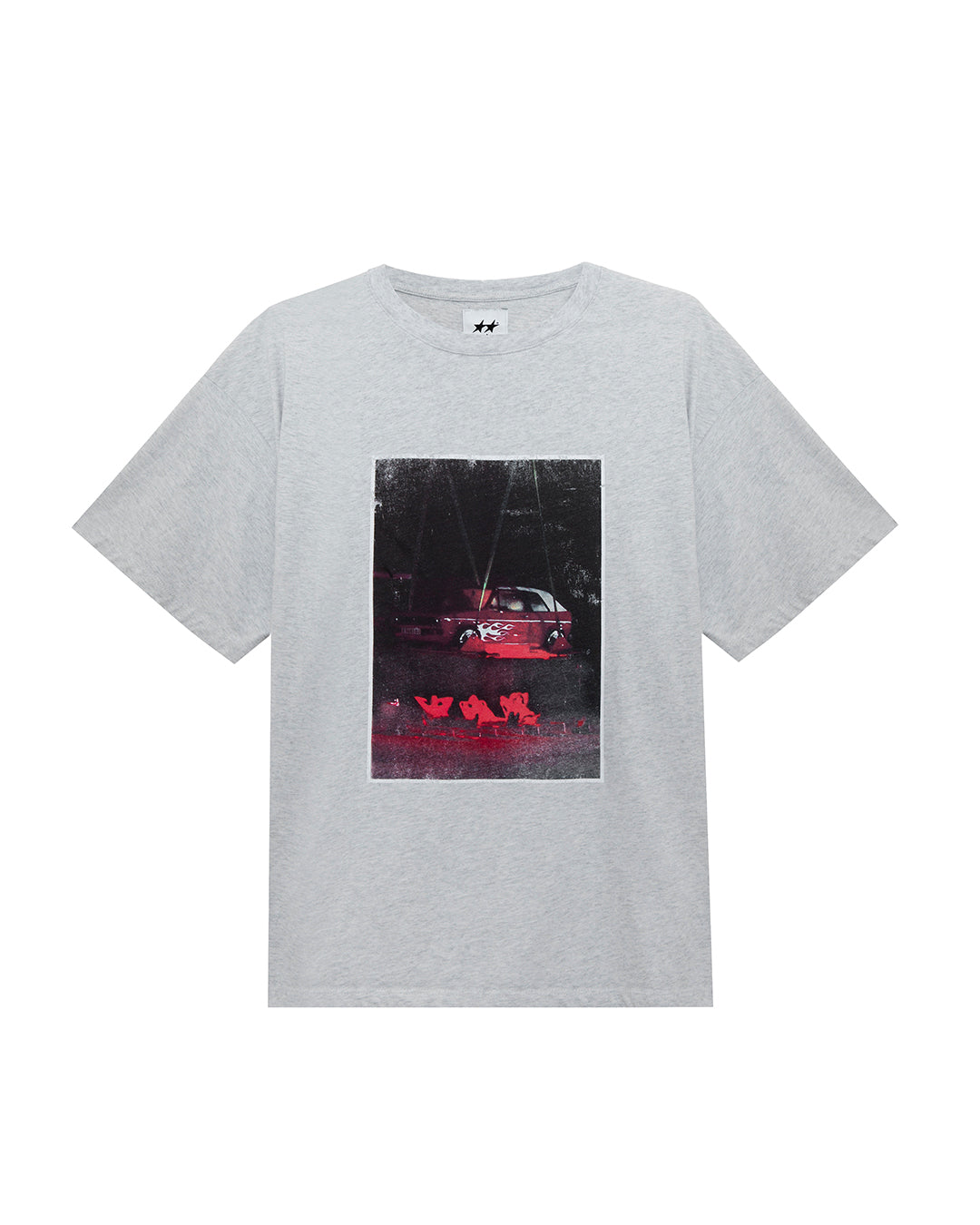 TJ X Golf Tee Grey Melange