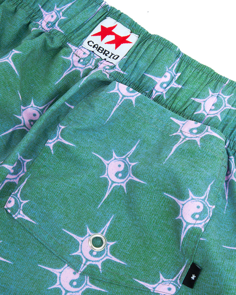 TJ x Cabrio Green Swimwear
