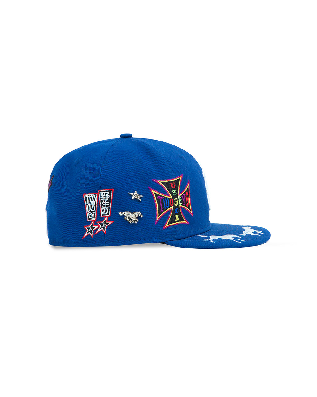 NE X TJ Embroidered Royal Blue 59Fifty