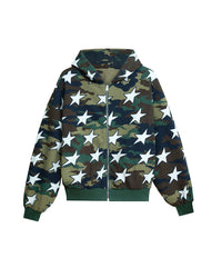 All Over Reversible Full-zip Camo
