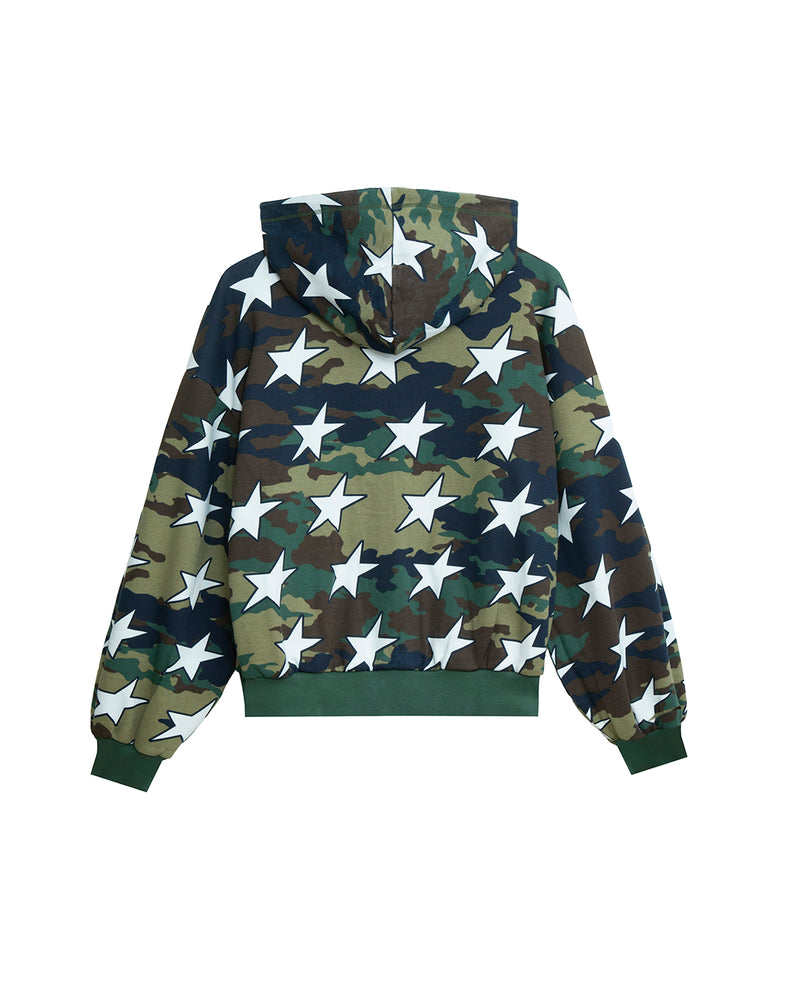 All-over Icon Full-zip Camo