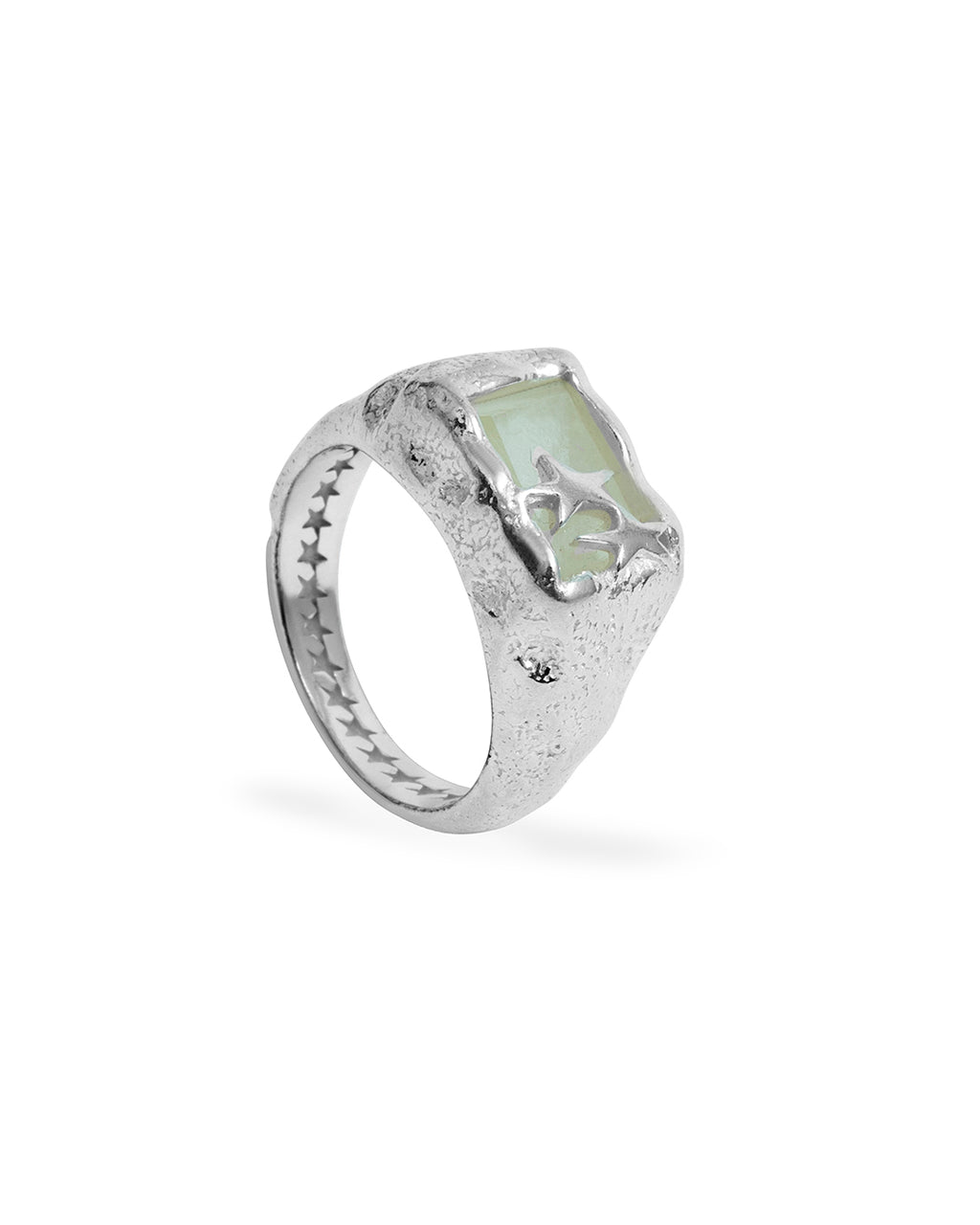 Yellow Baguette Stone Ring