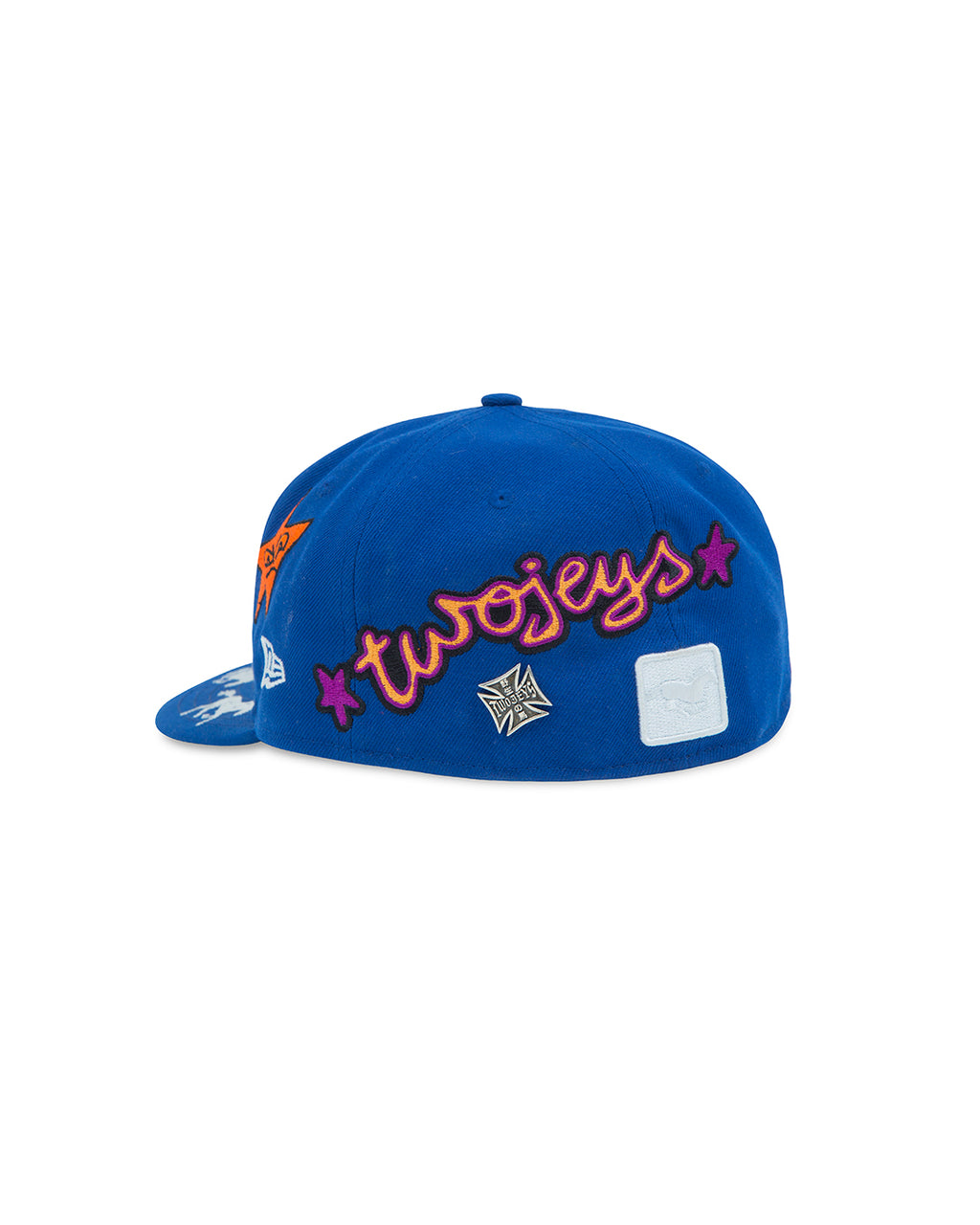 NE X TJ Embroidered Royal Blue 59Fifty