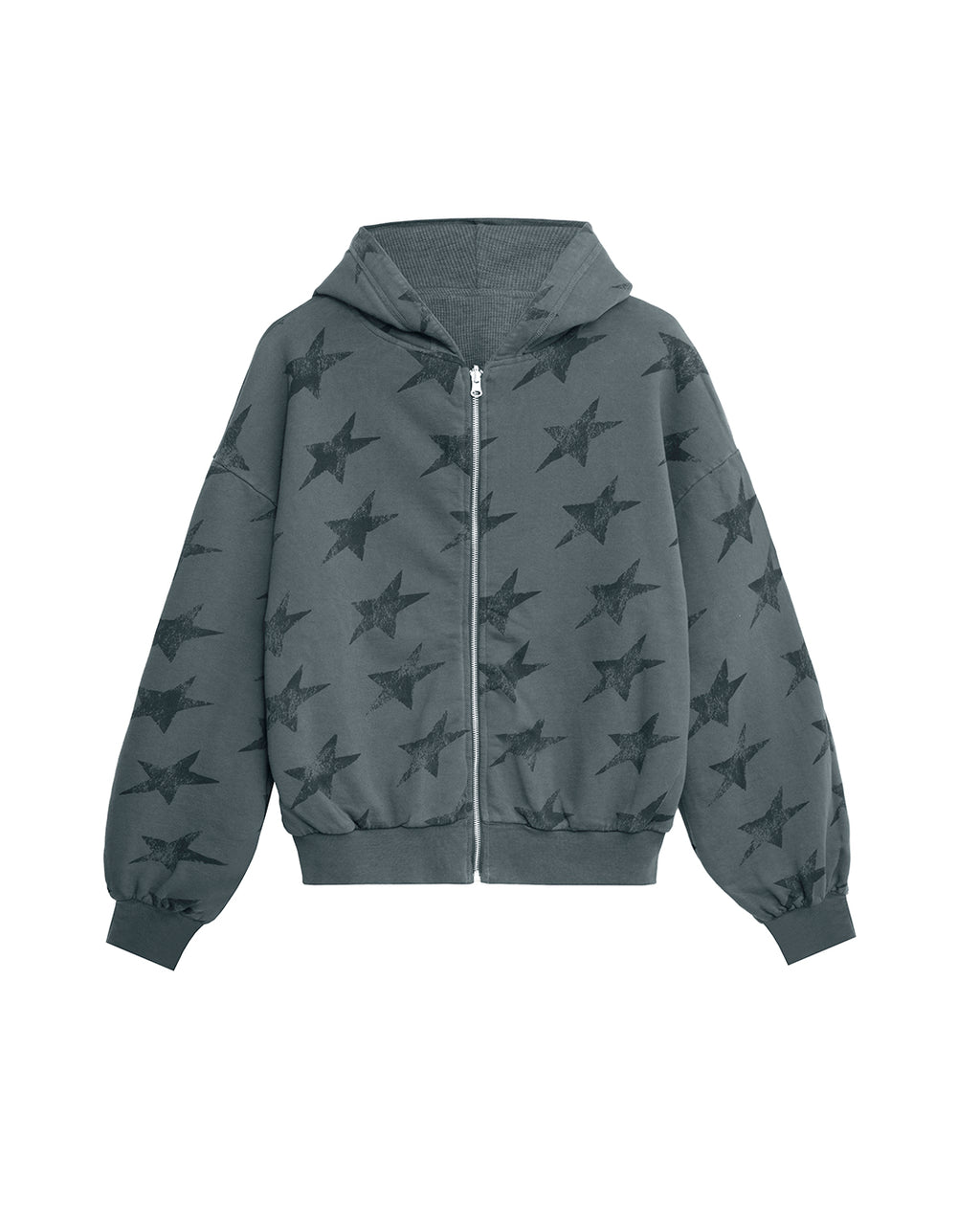 All-over Icon Full-zip Black