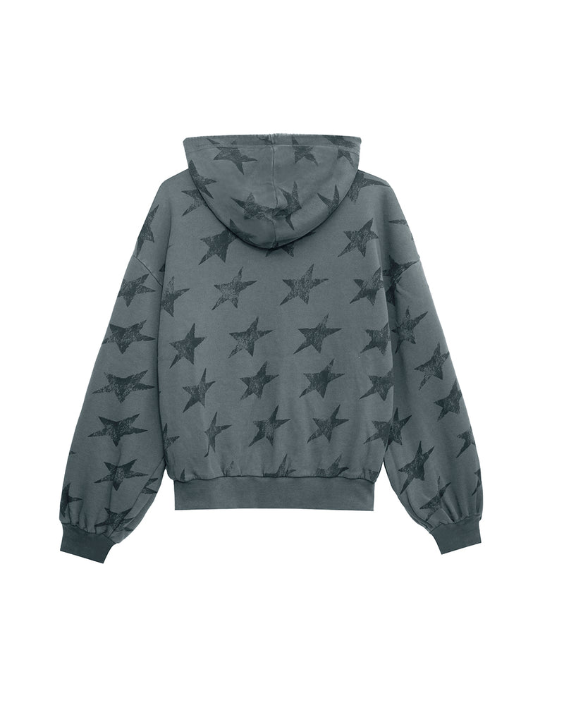 All-over Icon Full-zip Black