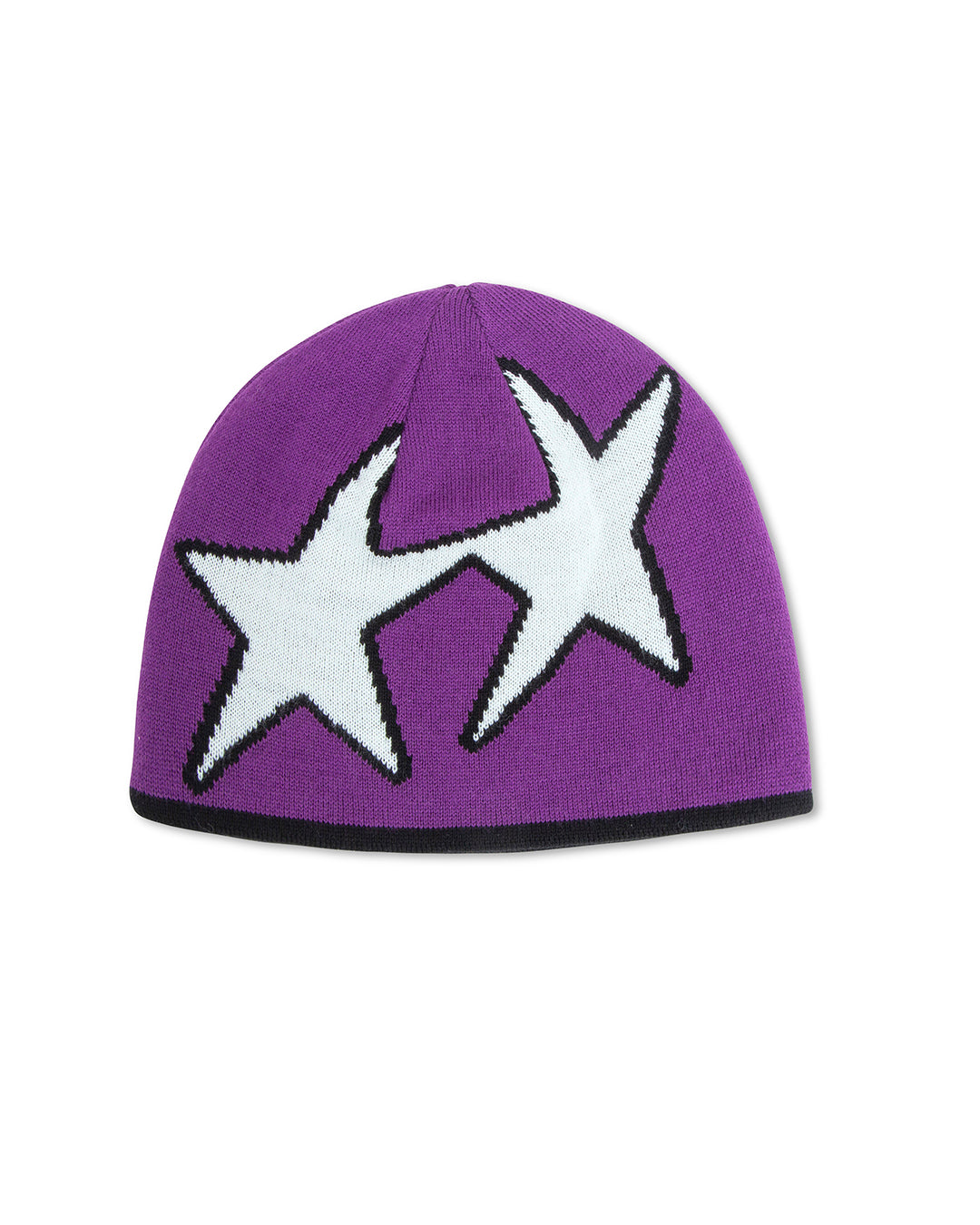 Reversible Icon Black/Purple Beanie