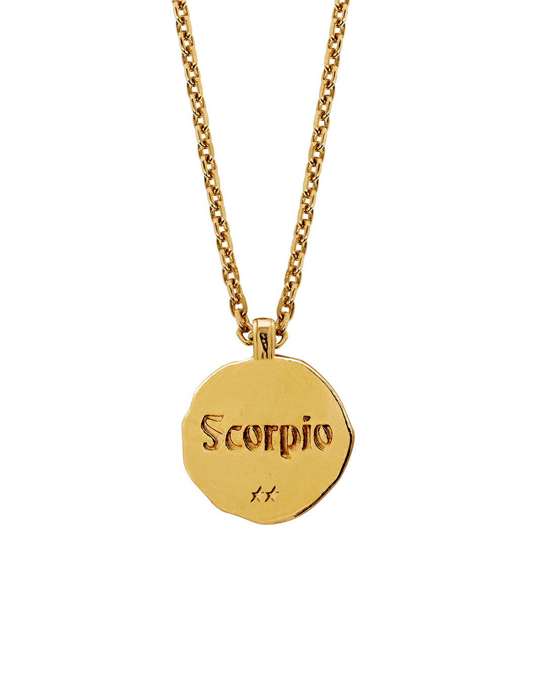 Scorpio Necklace Gold