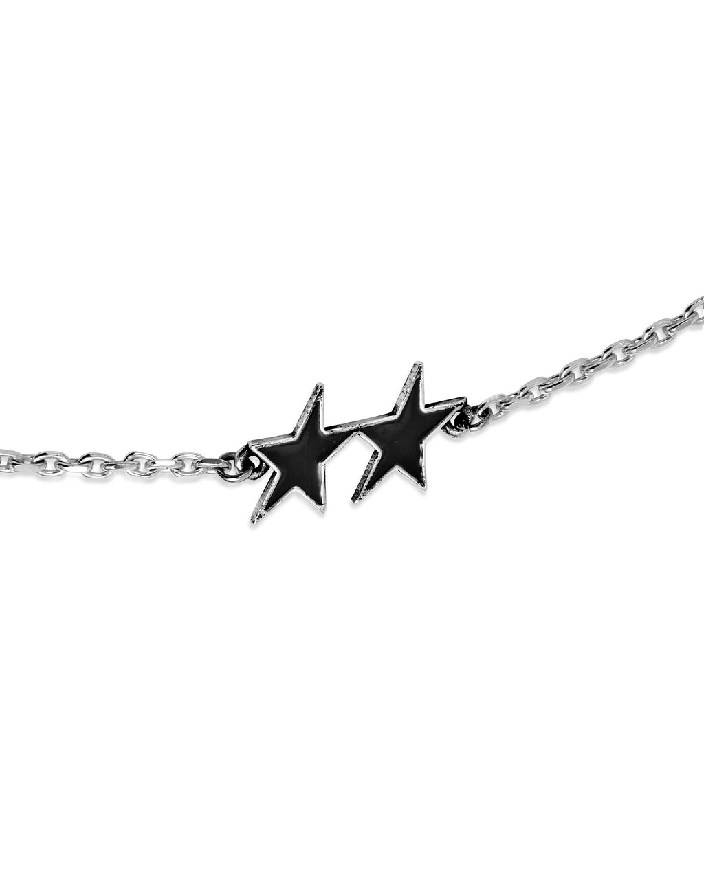 Collar enameled icon negro