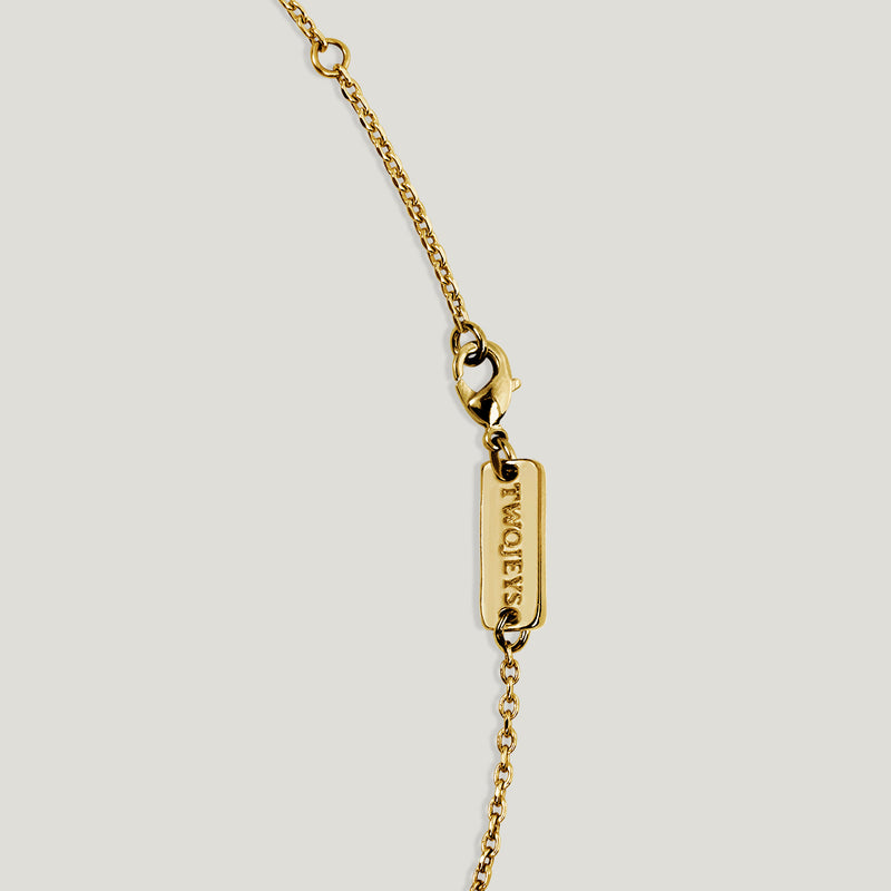 Always Overthinking Necklace oro