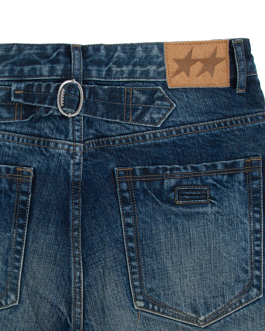 Bootcut Medium Wash Denim Pants – detalle