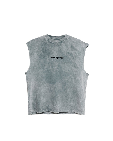 Icon Washed Acid Grey Sleeveless – Twojeys