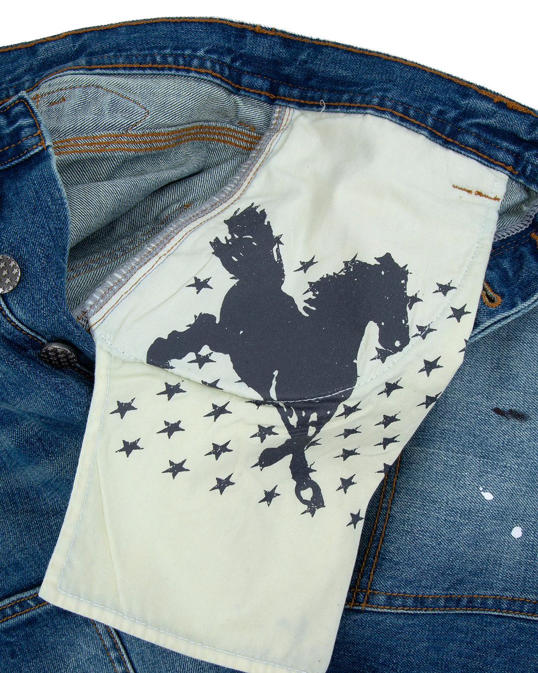 Carpenter Light Wash Denim Pants – detalle