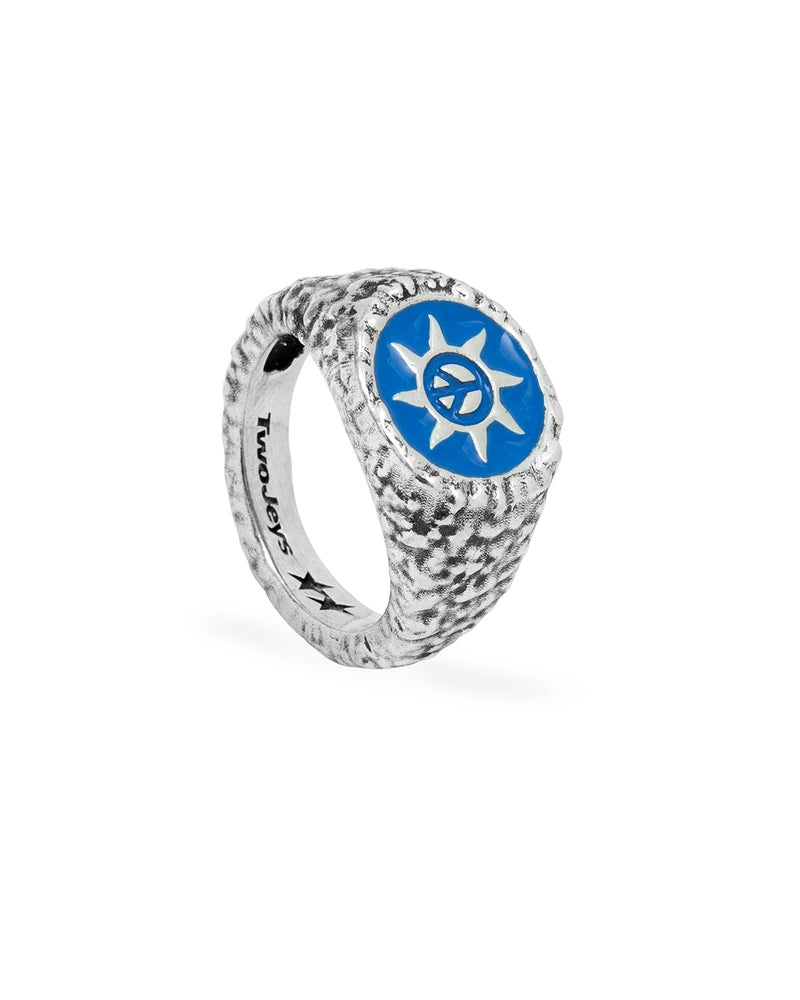 Bague Peace Out émaillées