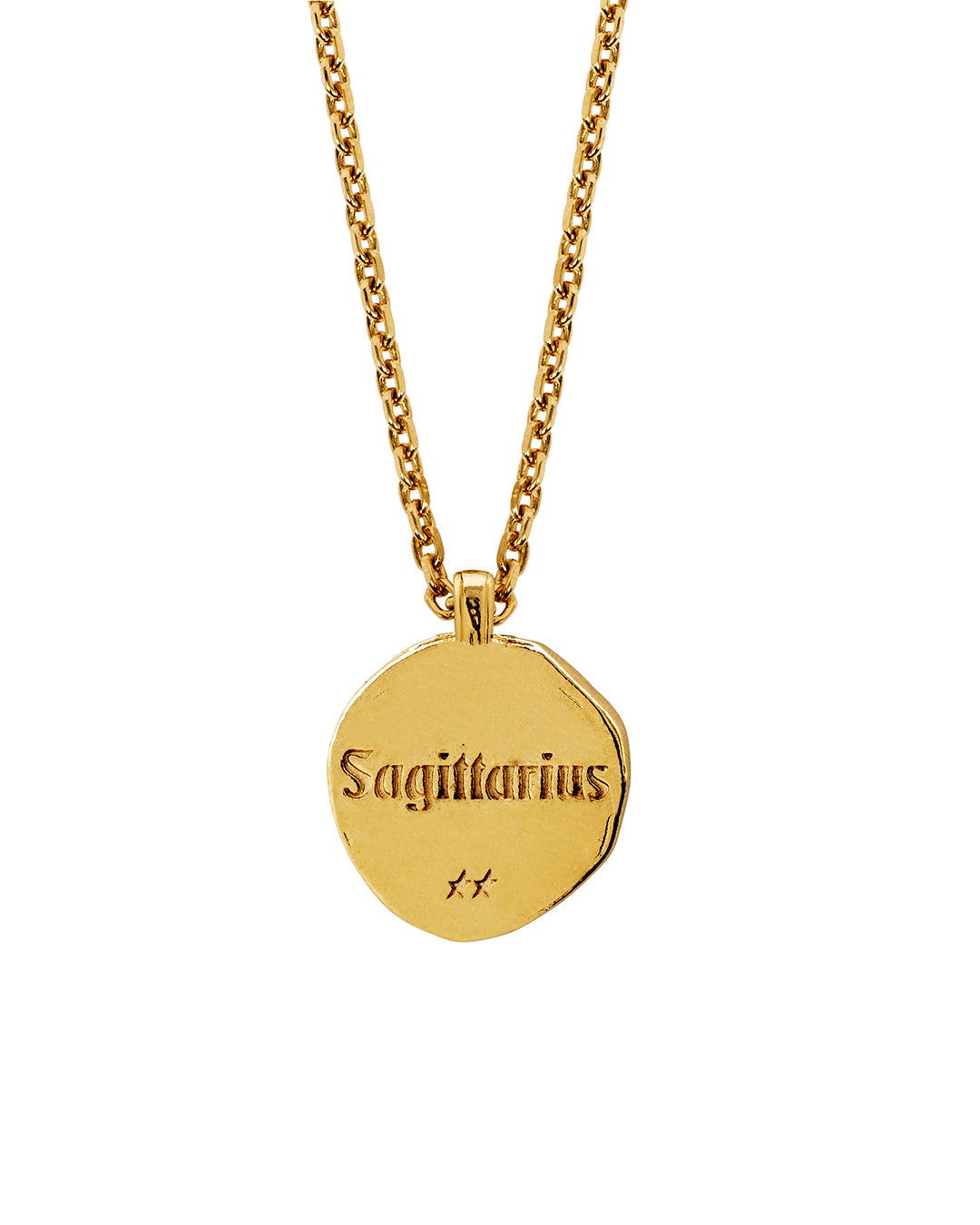 Sagittarius Necklace Gold – Twojeys