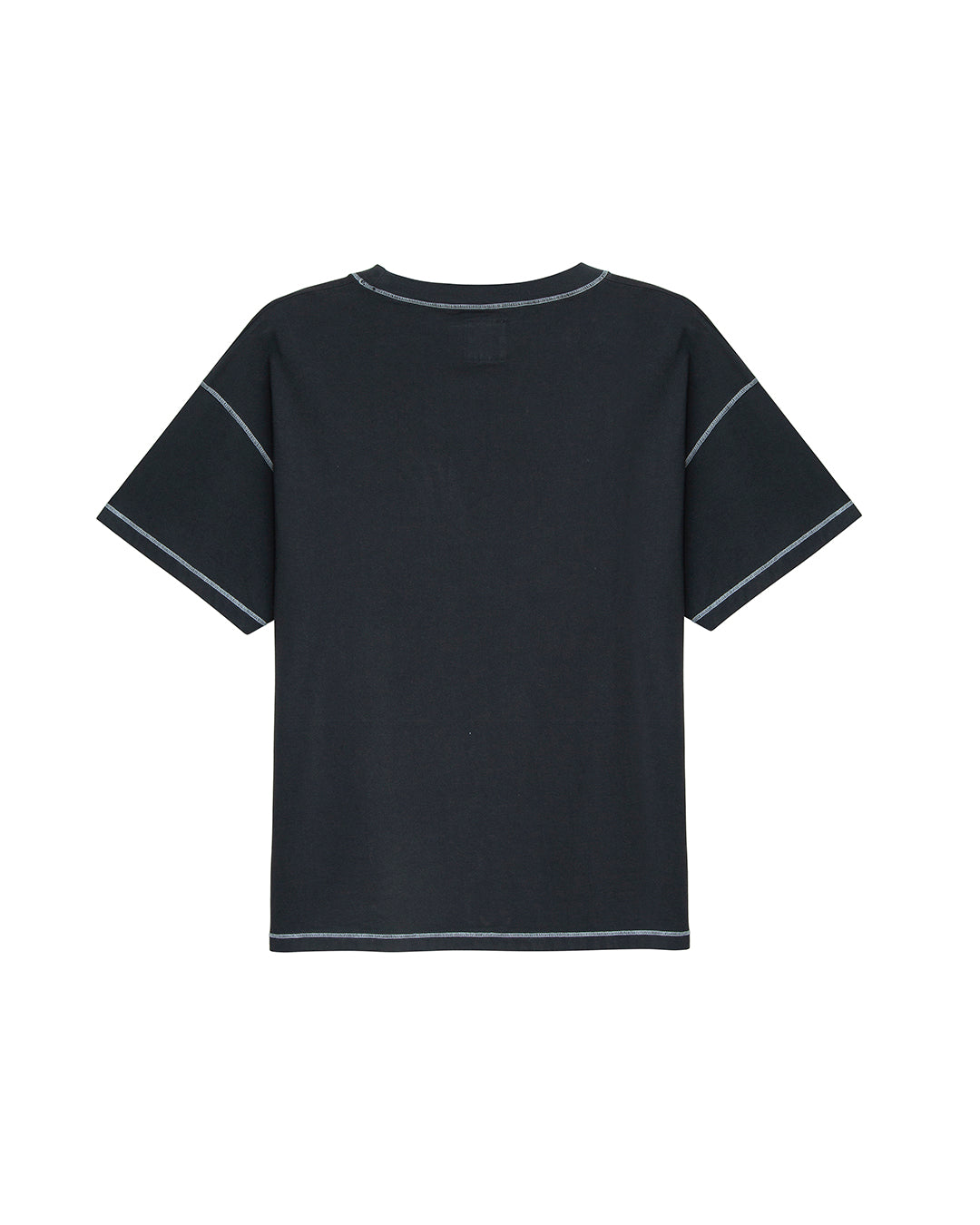 Black Contrast Tee