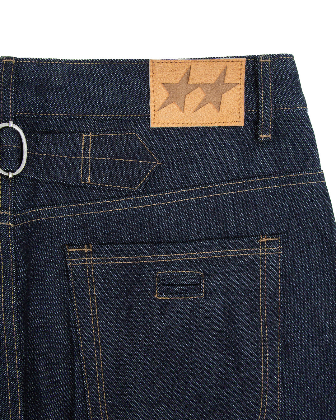 Bootcut Raw Denim Pants – detalle