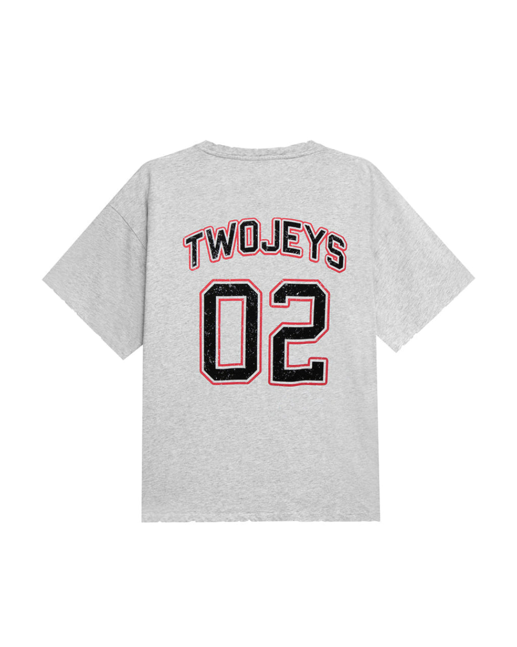 Twojeys Varsity Tee Grey Melange