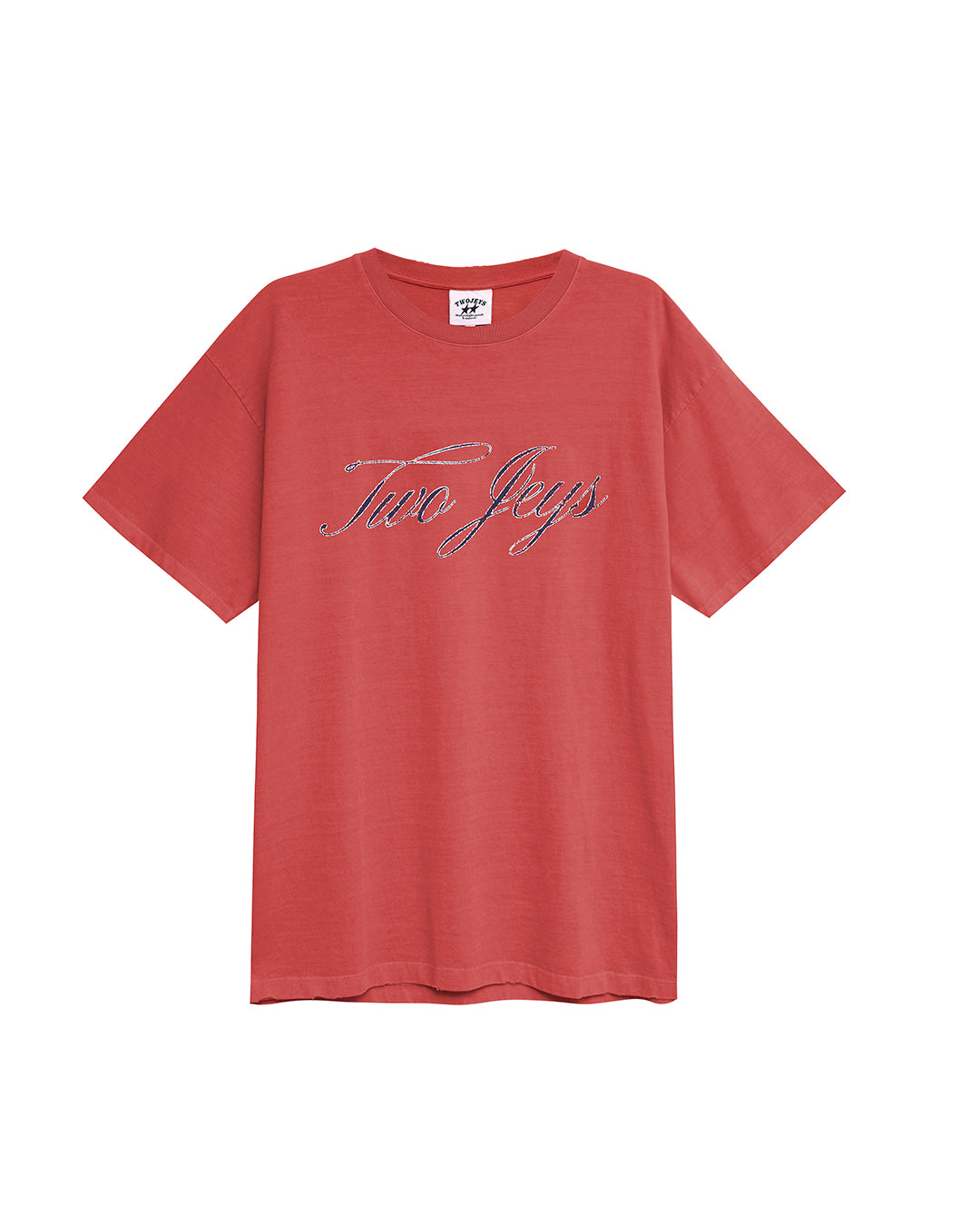 Twojeys Red Scripted Tee
