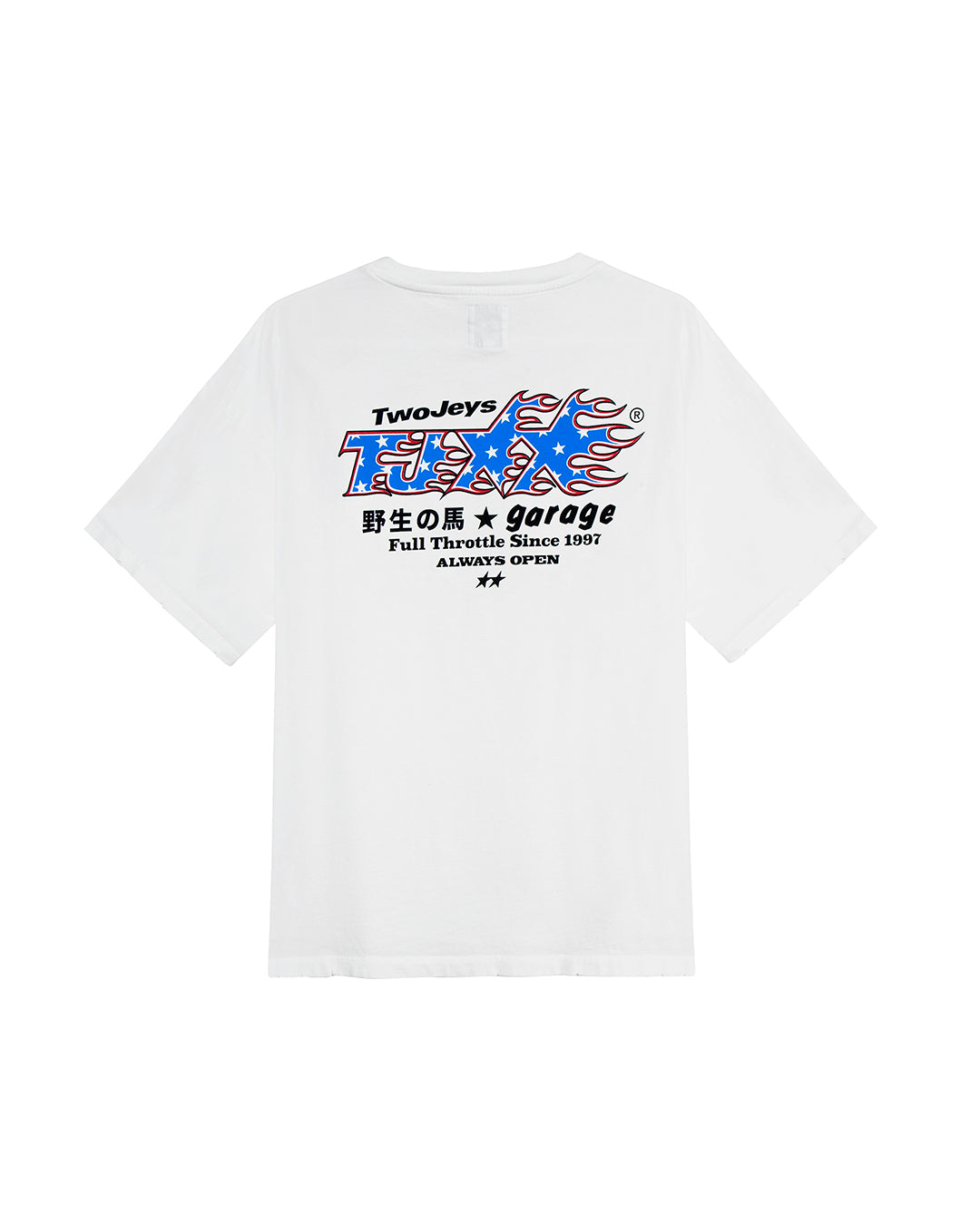 White Garage Tee
