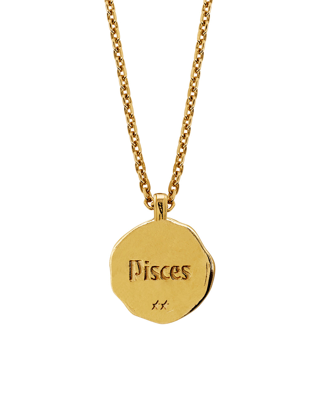 Pisces Necklace Gold