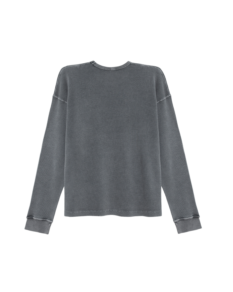Antracita Basic Waffle Long Sleeve
