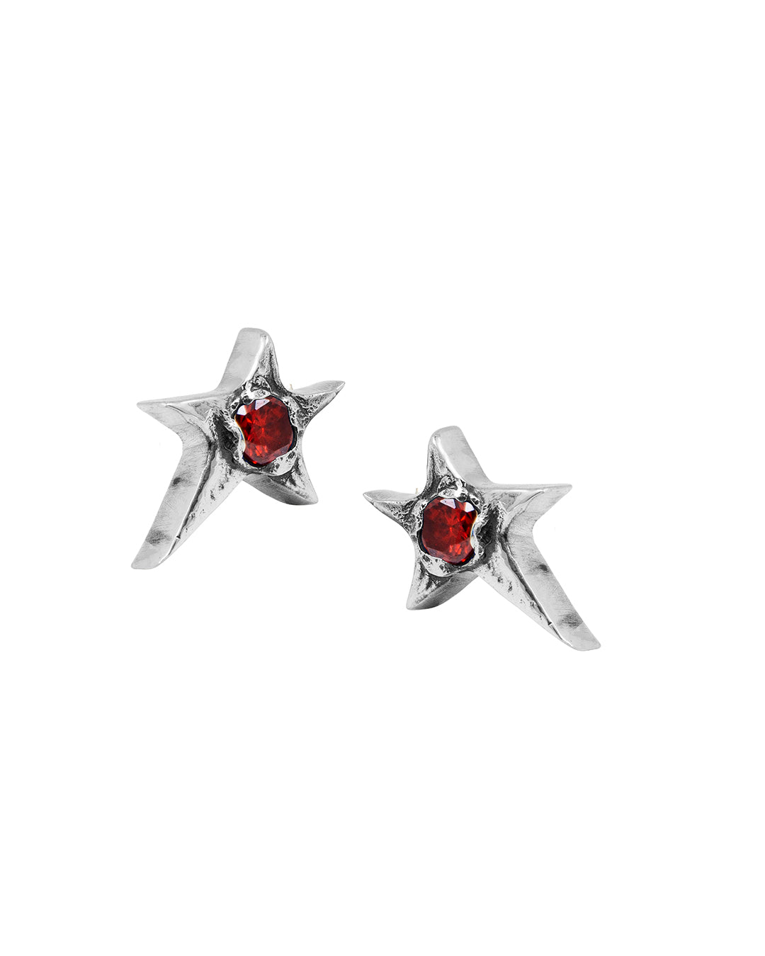Red Stone Studs
