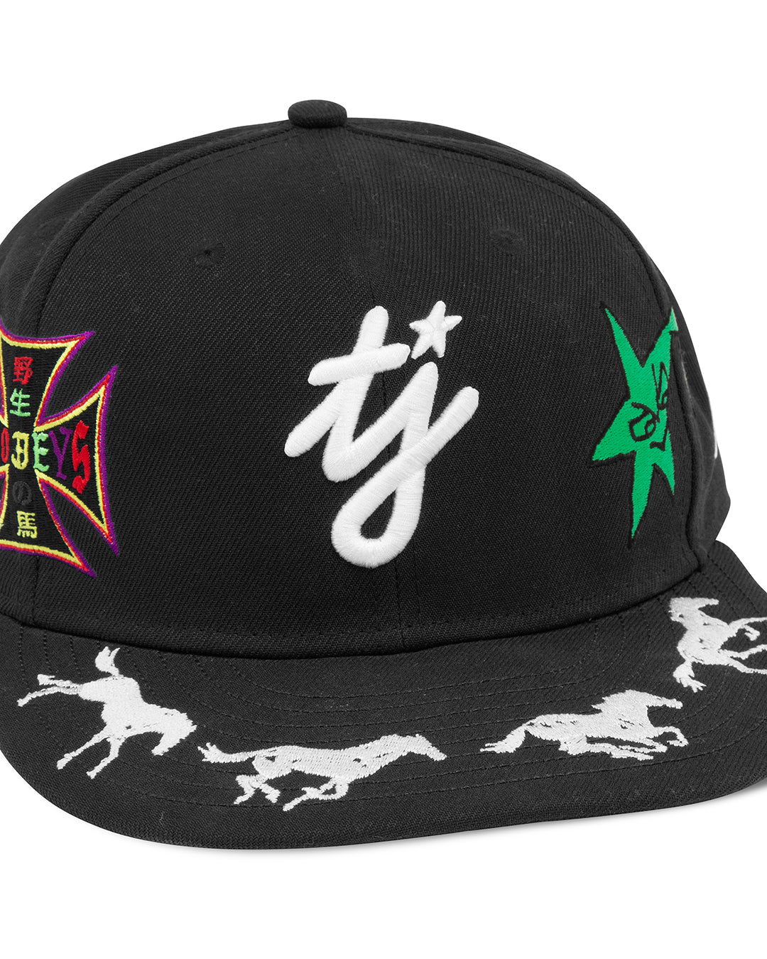 NE X TJ Embroidered Black 59Fifty