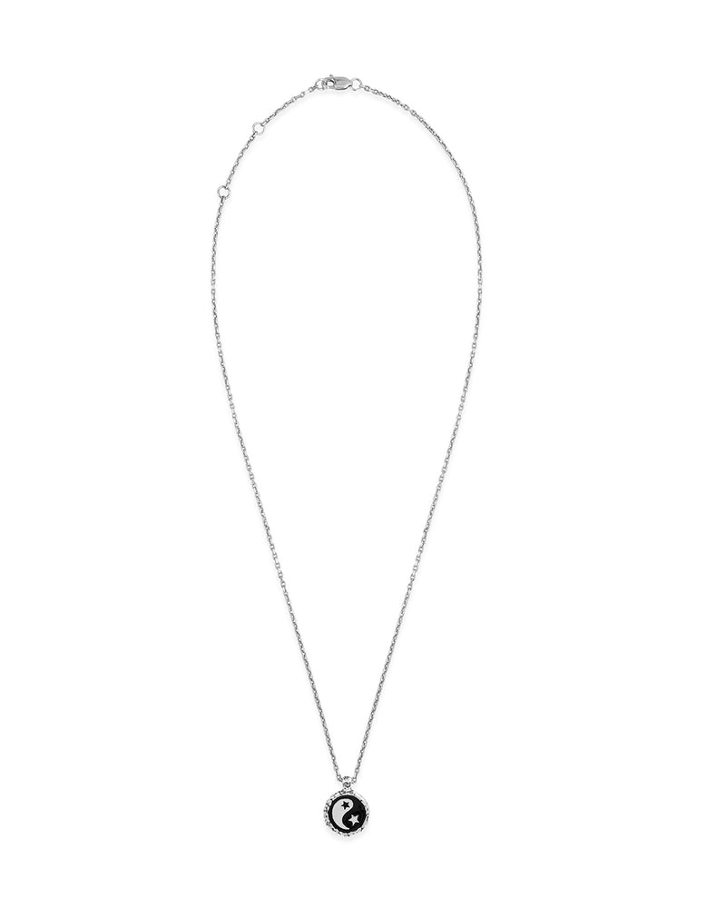 Collier Yin Yang émaillé