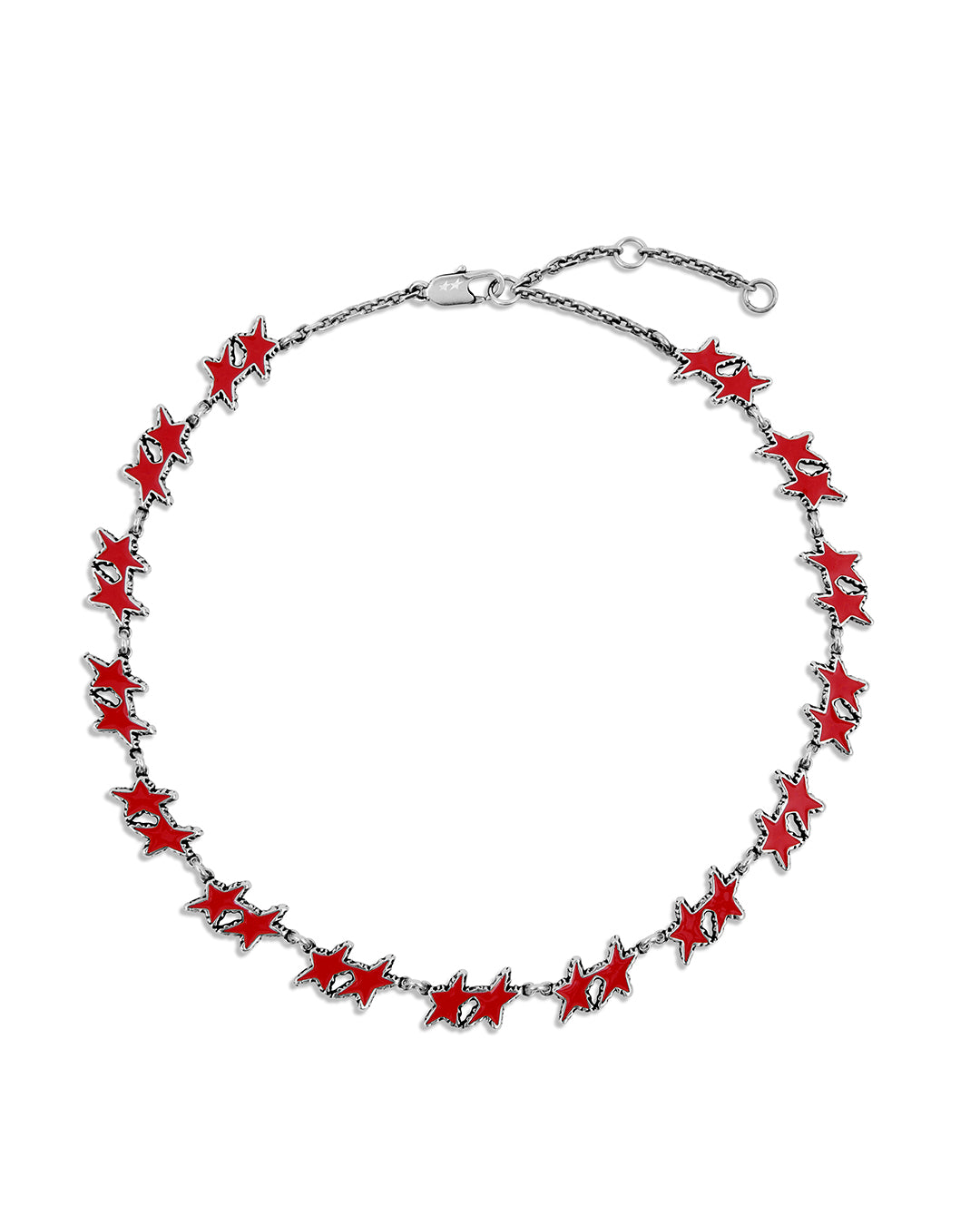 Red Melted Stars Necklace – Twojeys