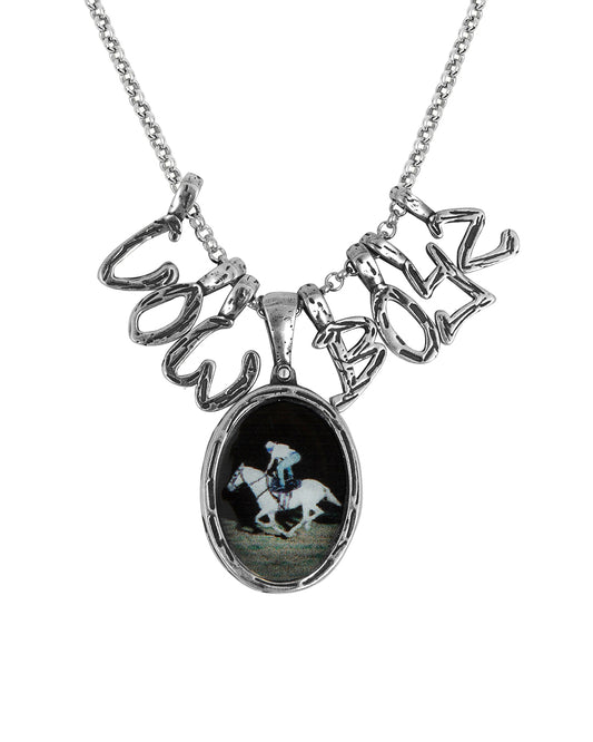 Cowboy Picture Necklace