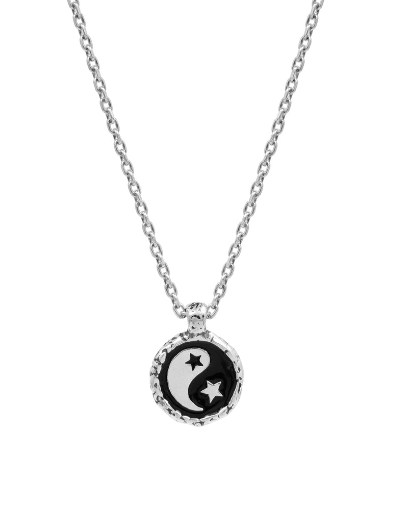 Collier Yin Yang émaillé