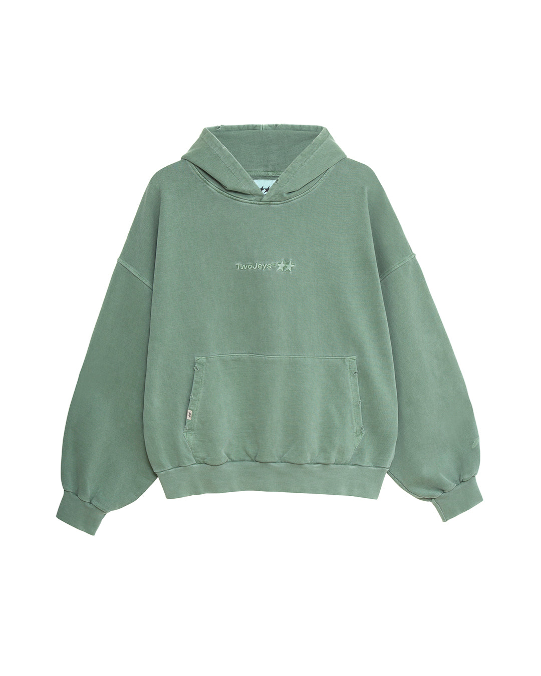 Pigment Dyed Green Icon Hoodie