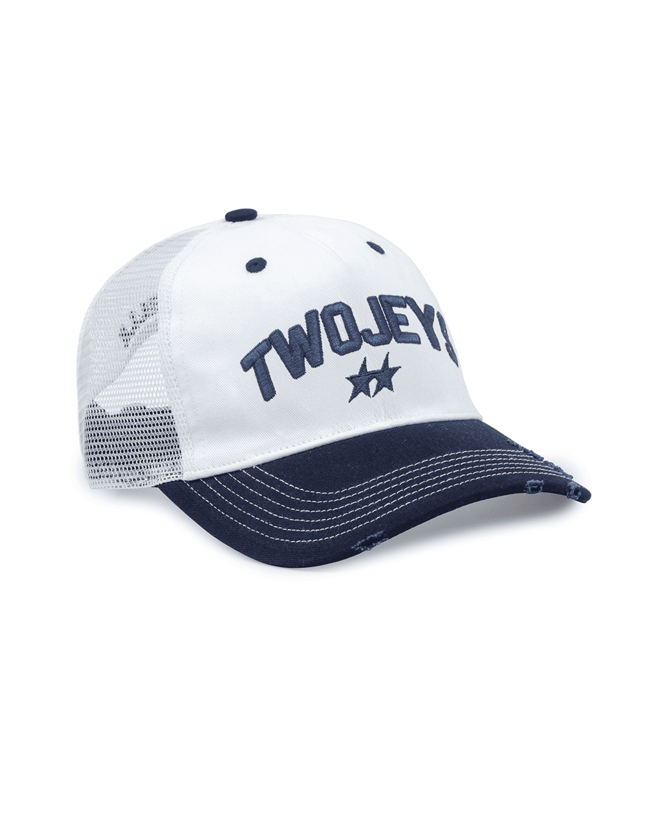 White Icon Trucker