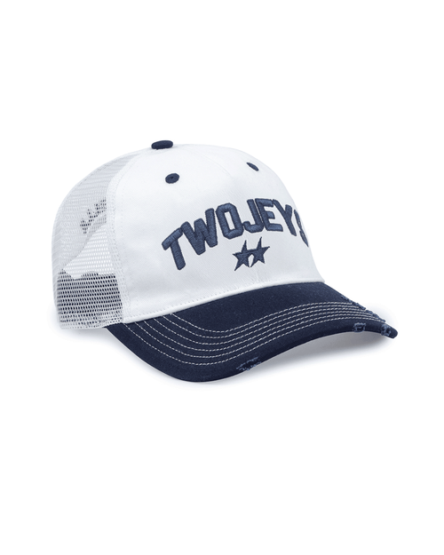 White Icon Trucker