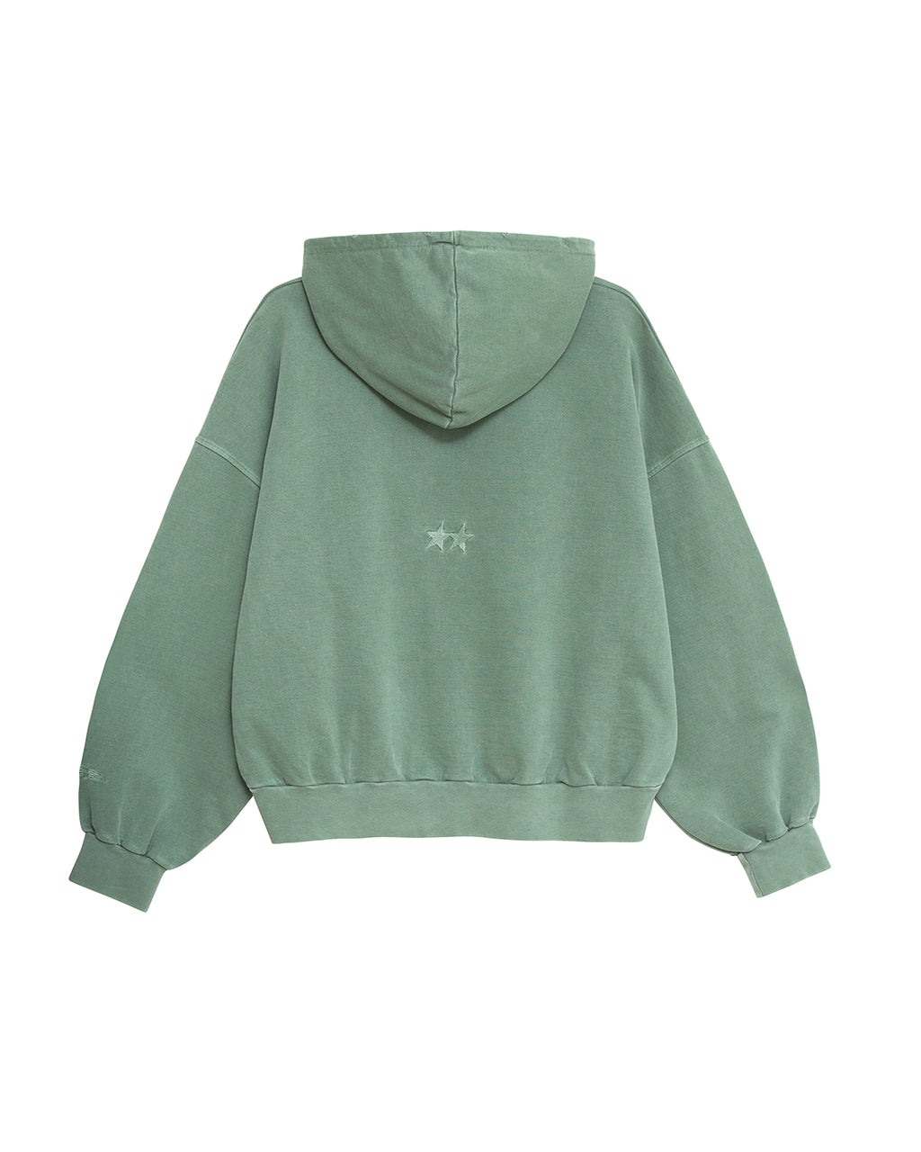 Pigment Dyed Green Icon Hoodie
