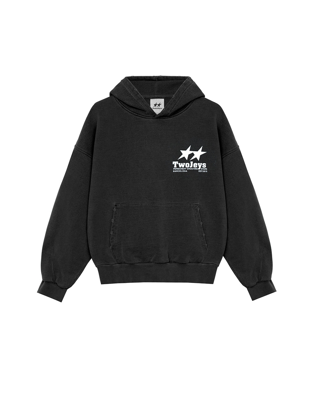 Statement Hoodie Black – front view