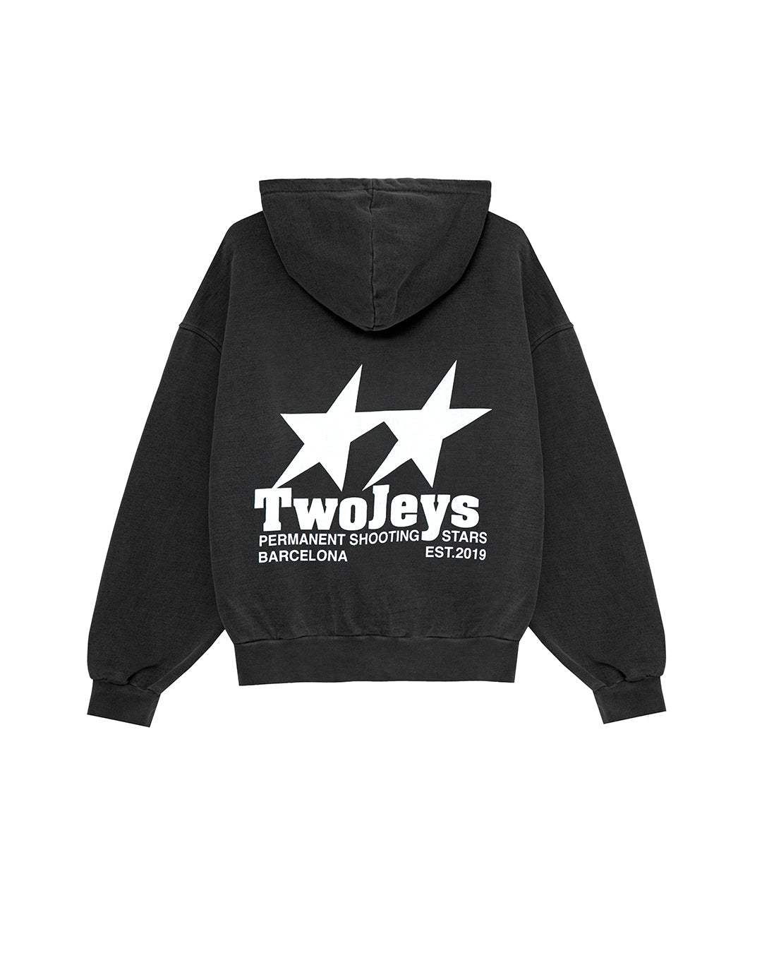 Statement Hoodie Black – back view
