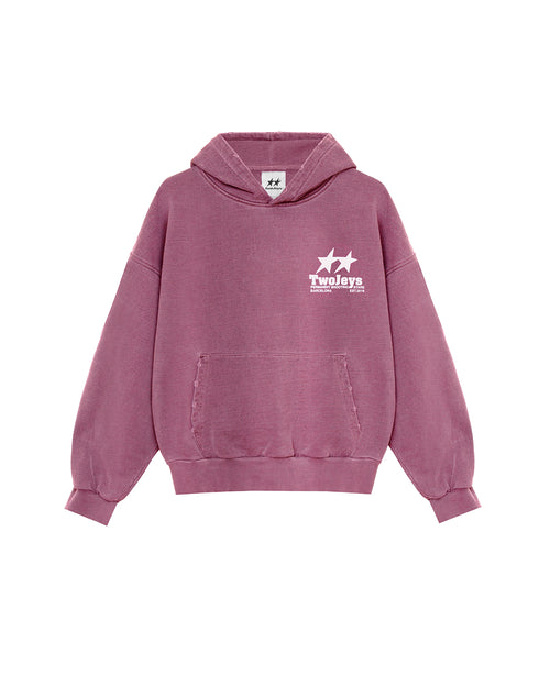 Statement Hoodie Burgundy – vista frontal