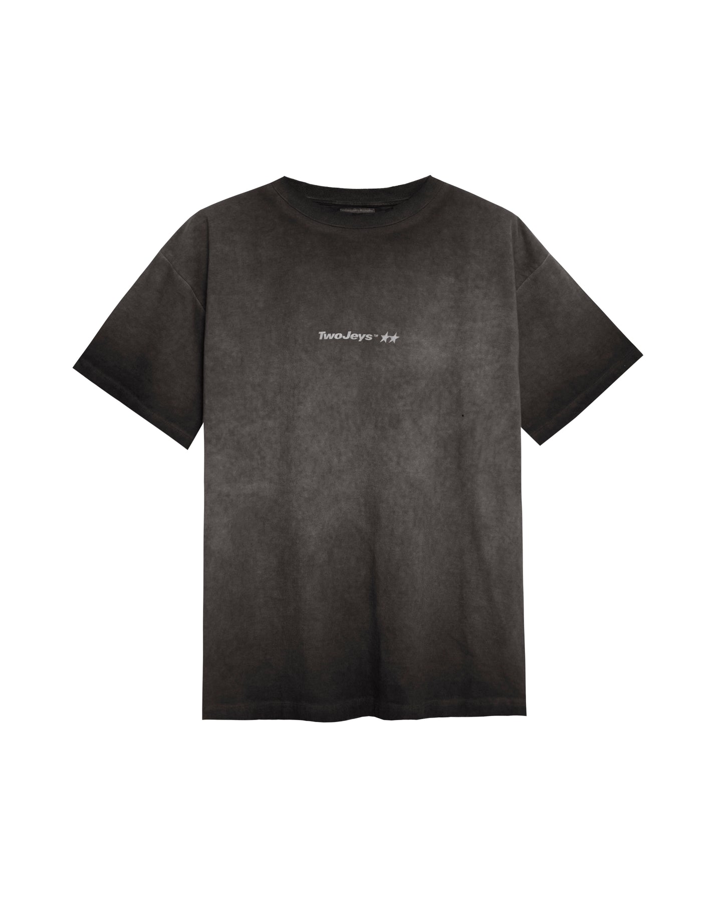 T-shirt noir délavé Icon