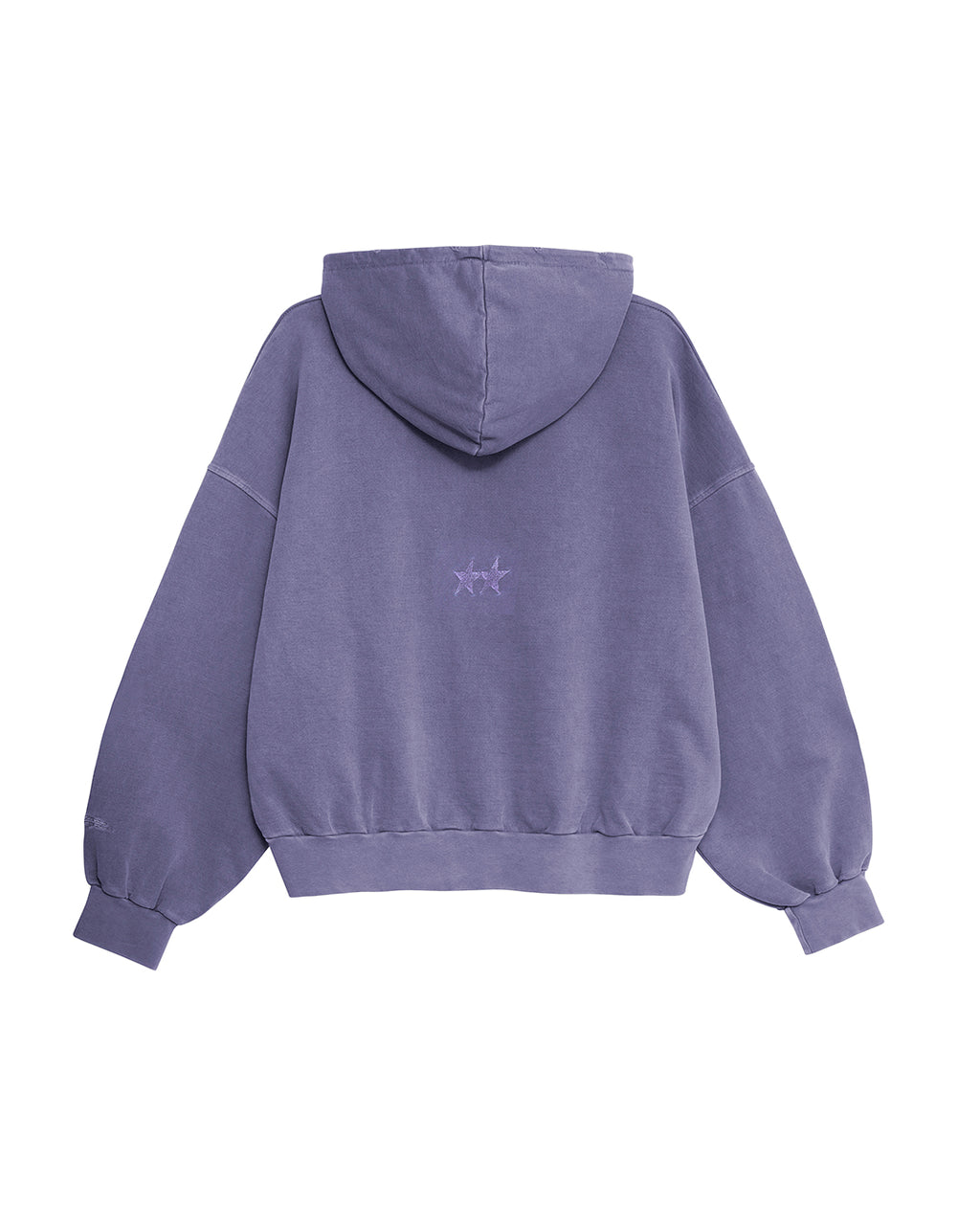 Pigment Dyed Purple Icon Hoodie