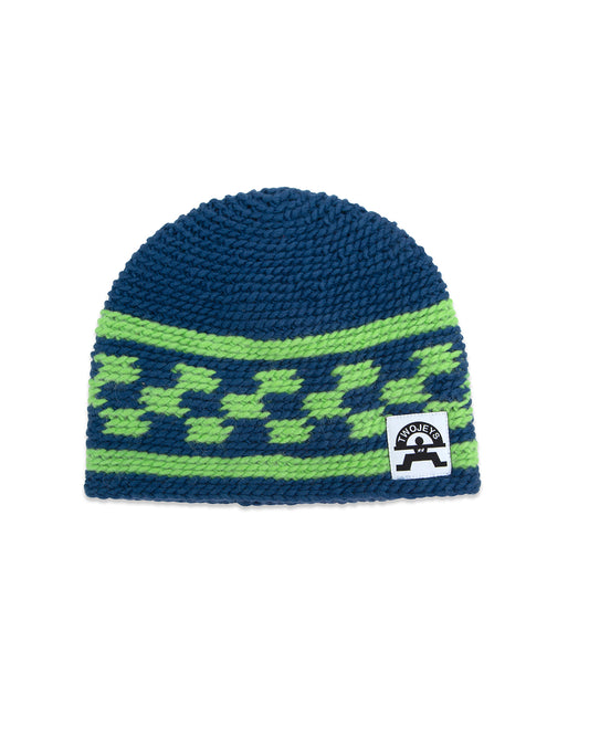 Knit Beanie Bleu
