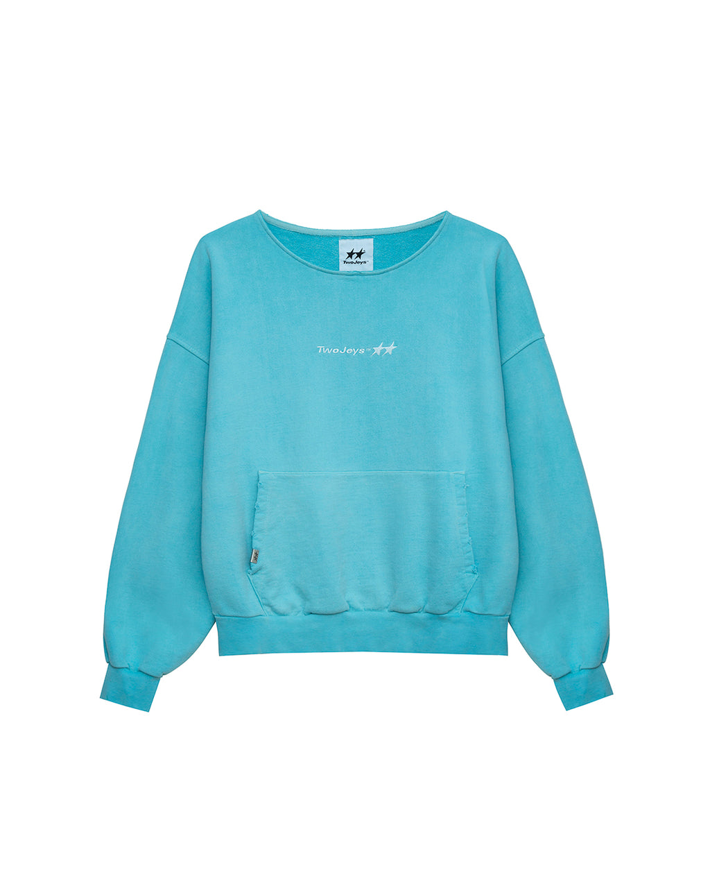 Icon Raw Cut Crewneck Pastel Blue