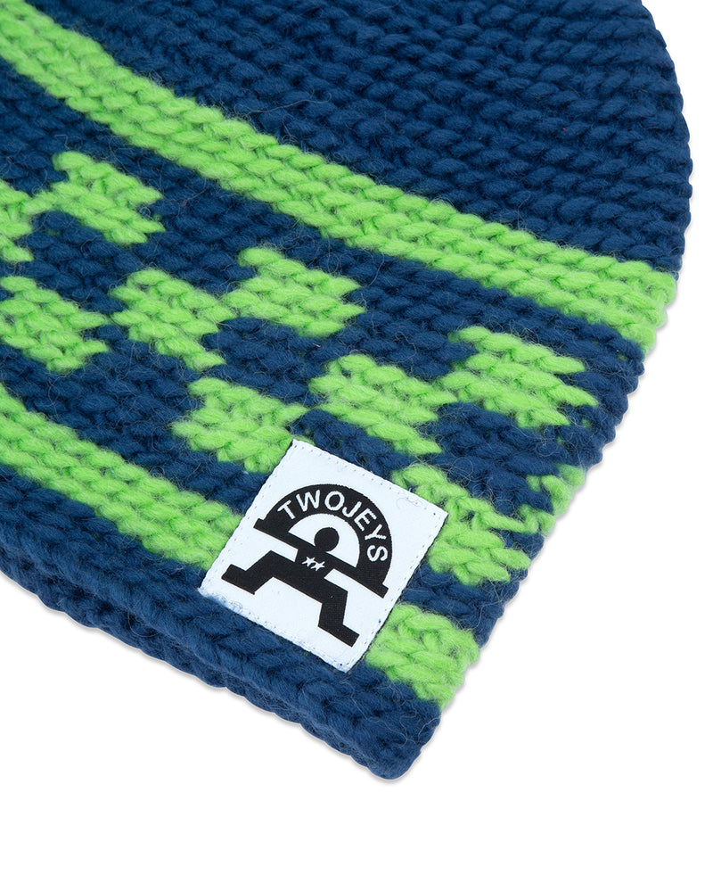 Knit Beanie Azul