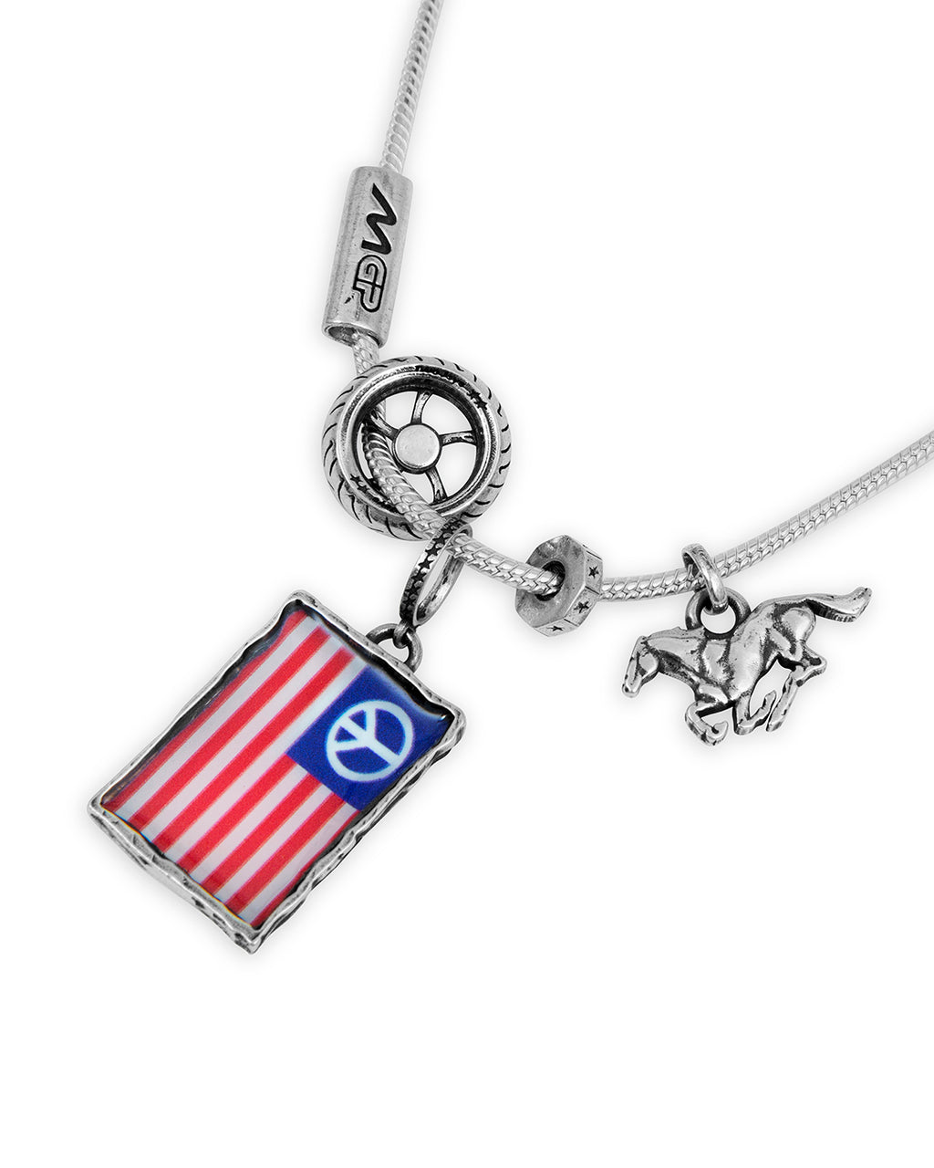 Peace & Gas Necklace