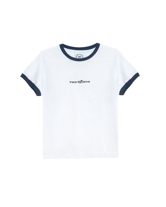 White Two Tone T-Shirt